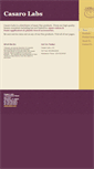 Mobile Screenshot of casarolabs.com