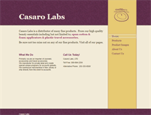 Tablet Screenshot of casarolabs.com